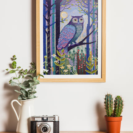 DIY Cross Stitch Kit "Dense forest" 11.0x16.9 in