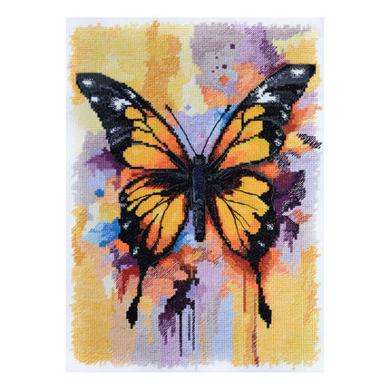 DIY Cross Stitch Kit "The glare of the sun's rays" 8.7x12.6 in