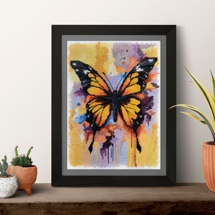 DIY Cross Stitch Kit "The glare of the sun's rays" 8.7x12.6 in