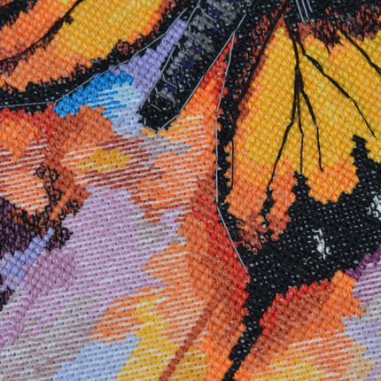 DIY Cross Stitch Kit "The glare of the sun's rays" 8.7x12.6 in