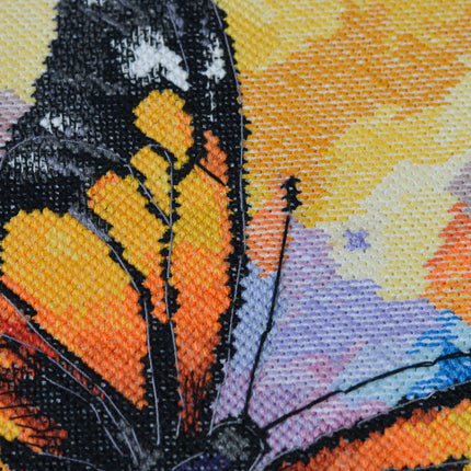 DIY Cross Stitch Kit "The glare of the sun's rays" 8.7x12.6 in