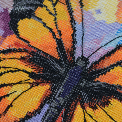 DIY Cross Stitch Kit "The glare of the sun's rays" 8.7x12.6 in