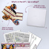 DIY Cross Stitch Kit "The glare of the sun's rays" 8.7x12.6 in