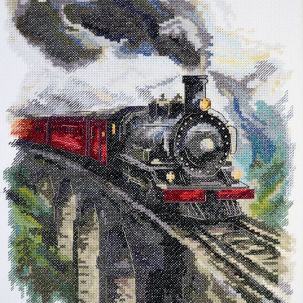 DIY Cross Stitch Kit "Eastern Express" 8.3x12.2 in