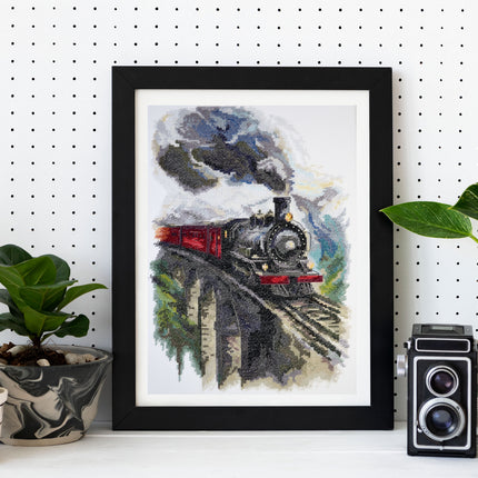 DIY Cross Stitch Kit "Eastern Express" 8.3x12.2 in