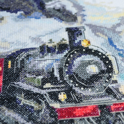 DIY Cross Stitch Kit "Eastern Express" 8.3x12.2 in