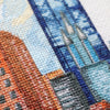 DIY Cross Stitch Kit "Big city life" 9.8x19.7 in