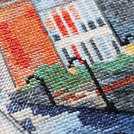 DIY Cross Stitch Kit "Big city life" 9.8x19.7 in