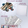 DIY Cross Stitch Kit "Big city life" 9.8x19.7 in