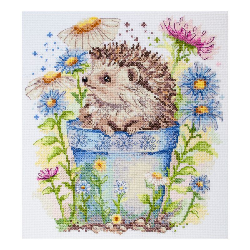 DIY Cross Stitch Kit "Little scout" 8.7x9.1 in