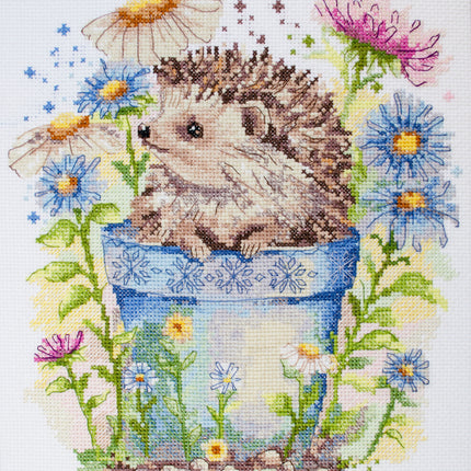 DIY Cross Stitch Kit "Little scout" 8.7x9.1 in