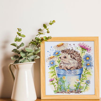 DIY Cross Stitch Kit "Little scout" 8.7x9.1 in