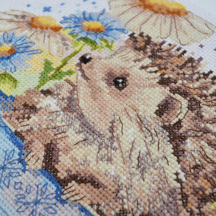 DIY Cross Stitch Kit "Little scout" 8.7x9.1 in