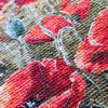 DIY Cross Stitch Kit "Poppies at sunset" 7.5x11.8 in