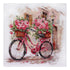 DIY Cross Stitch Kit "The long-awaited rendezvous" 9.1x9.1 in