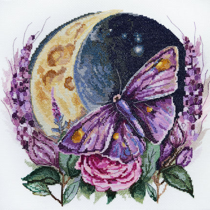 DIY Cross Stitch Kit "Enchanted by the moonlight" 11.8x11.0 in