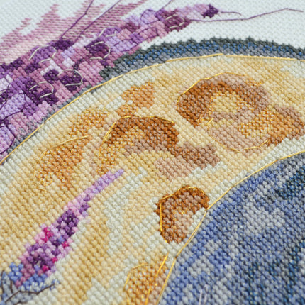 DIY Cross Stitch Kit "Enchanted by the moonlight" 11.8x11.0 in
