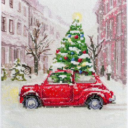 DIY Cross Stitch Kit "We are going to celebrate" 7.9x9.8 in