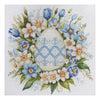 DIY Cross Stitch Kit "Easter is coming soon" 8.3x8.3 in