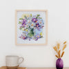 DIY Cross Stitch Kit "The first bouquet" 6.7x6.7 in