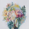 DIY Cross Stitch Kit "Bright thoughts" 6.3x7.5 in