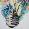 DIY Cross Stitch Kit "Bright thoughts" 6.3x7.5 in