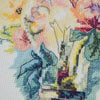 DIY Cross Stitch Kit "Bright thoughts" 6.3x7.5 in