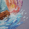 DIY Cross Stitch Kit "On the waves of adventure" 7.9x10.6 in