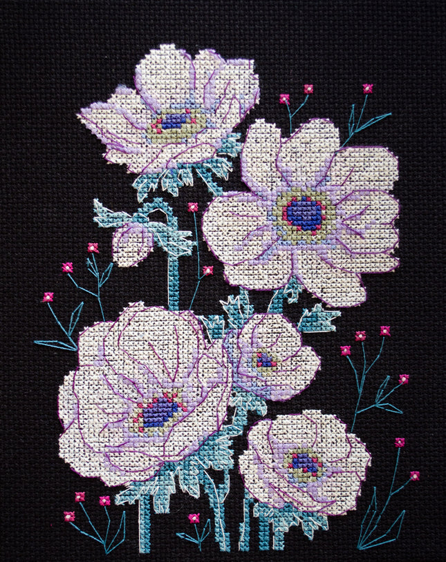 DIY Cross Stitch Kit "Mysteries of the Night" 5.9x7.9 in