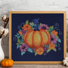 DIY Cross Stitch Kit "Autumn colors" 7.1x5.9 in