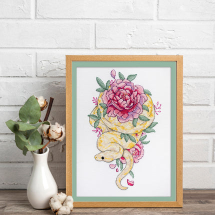 DIY Cross Stitch Kit "Cross-stitch kits Natural grace (Deco Scenes)" 8.7x12.6 in