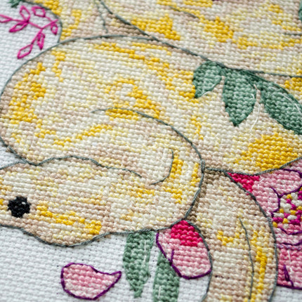 DIY Cross Stitch Kit "Cross-stitch kits Natural grace (Deco Scenes)" 8.7x12.6 in