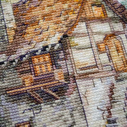 DIY Cross Stitch Kit "Cross-stitch kits Symphony of water" 8.7x8.7 in