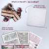 DIY Cross Stitch Kit "Chittering about winter" 9.8x9.8 in