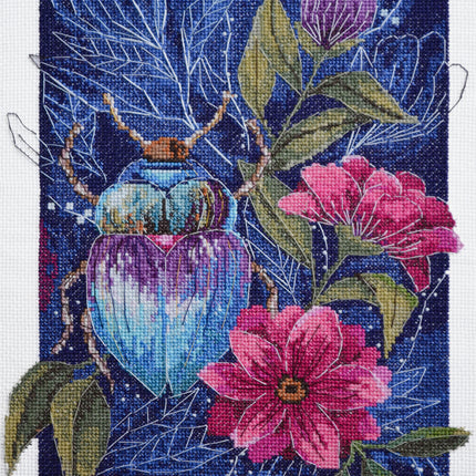 DIY Cross Stitch Kit "Cross-stitch kits Misty evening" 8.7x11.8 in