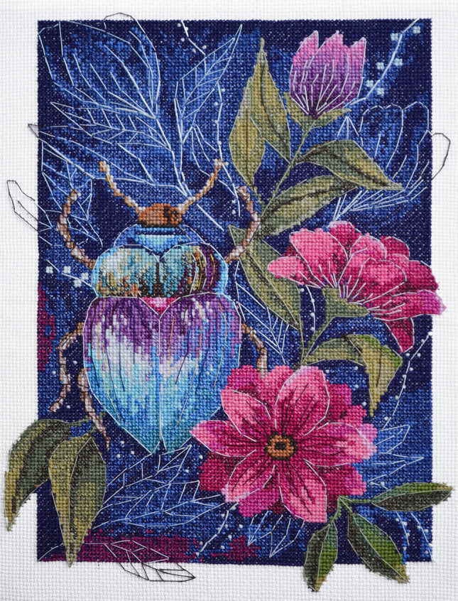 DIY Cross Stitch Kit "Cross-stitch kits Misty evening" 8.7x11.8 in