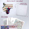 DIY Cross Stitch Kit "Cross-stitch kits Misty evening" 8.7x11.8 in