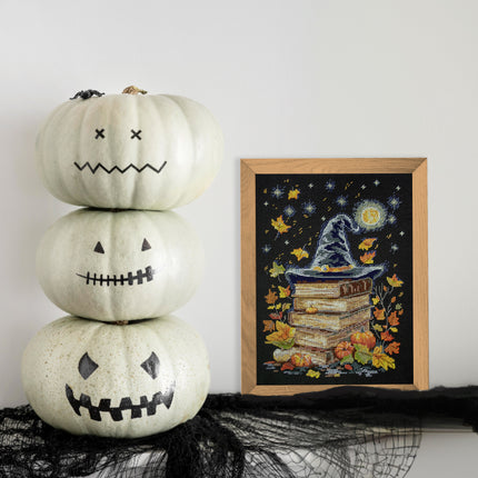 DIY Cross Stitch Kit "Cross-stitch kits Magic pages" 7.1x10.2 in