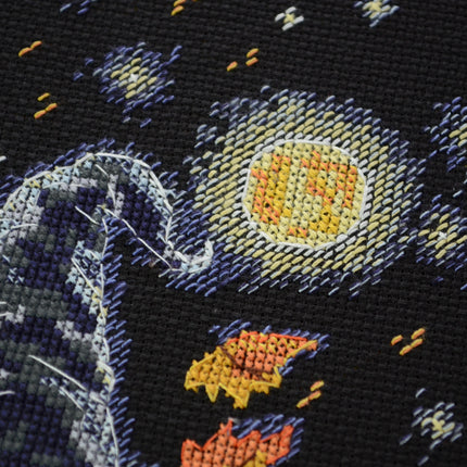 DIY Cross Stitch Kit "Cross-stitch kits Magic pages" 7.1x10.2 in