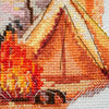 DIY Cross Stitch Kit "Cross-stitch kits Beach adventures" 8.7x7.9 in