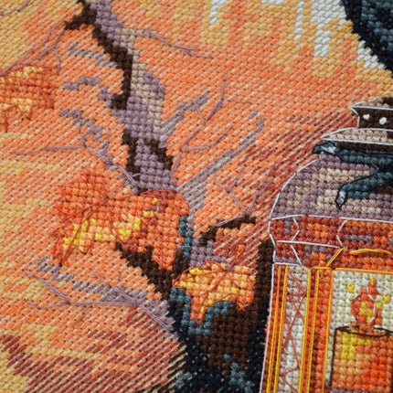 DIY Cross Stitch Kit "Cross-stitch kits The Night Watch" 9.4x9.8 in