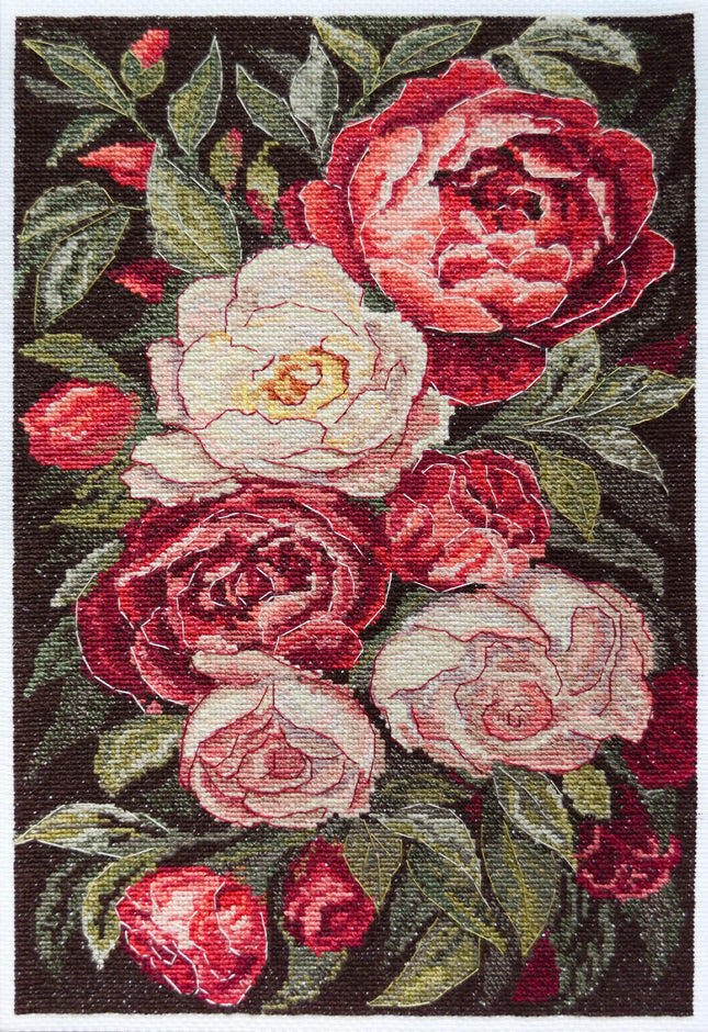 DIY Cross Stitch Kit "Velvet feelings" 7.1x11.0 in