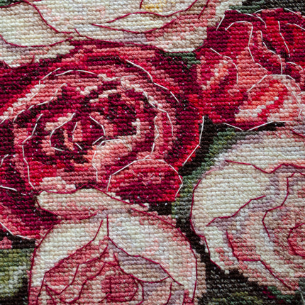 DIY Cross Stitch Kit "Velvet feelings" 7.1x11.0 in