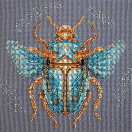DIY Cross Stitch Kit "Artifact of time" 7.9x7.5 in
