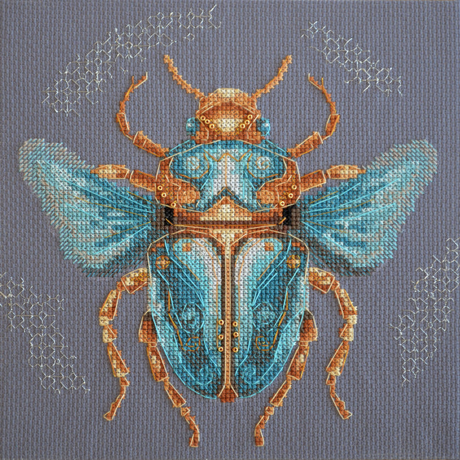 DIY Cross Stitch Kit "Artifact of time" 7.9x7.5 in