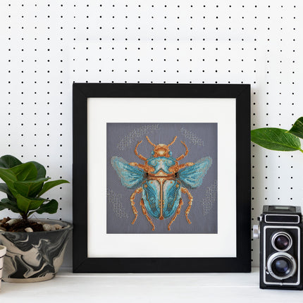 DIY Cross Stitch Kit "Artifact of time" 7.9x7.5 in