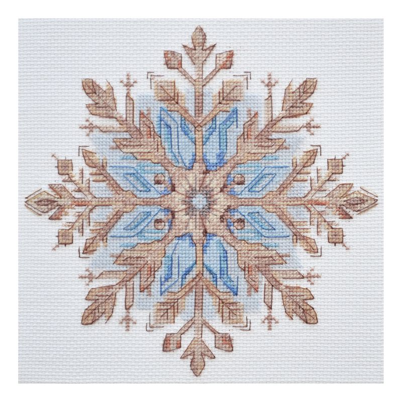 DIY Cross Stitch Kit "Cross-stitch kits Cool pattern" 7.5x7.5 in