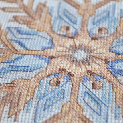 DIY Cross Stitch Kit "Cross-stitch kits Cool pattern" 7.5x7.5 in