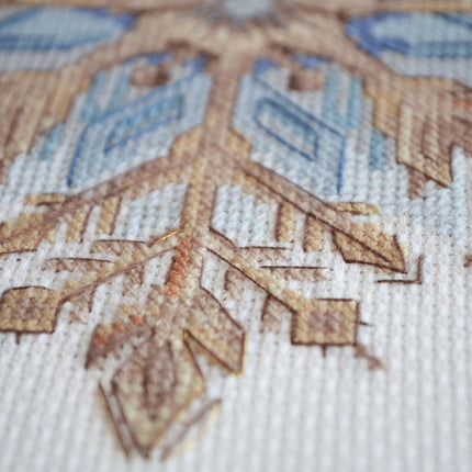 DIY Cross Stitch Kit "Cross-stitch kits Cool pattern" 7.5x7.5 in