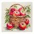 DIY Cross Stitch Kit "Bulk apples" 9.1x8.7 in